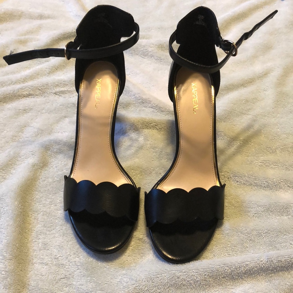 Black X-Appeal Heels